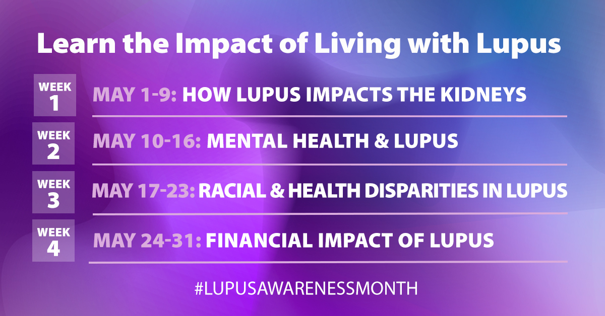 Your Guide to Lupus Awareness Month By the Week Lupus Foundation of